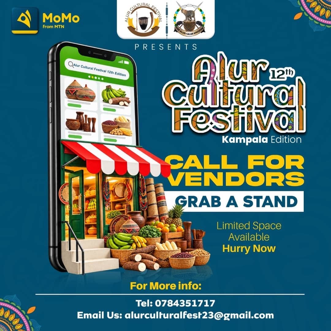 CALL FOR VENDORS: Alur Cultural Festival 12th Edition – Kampala